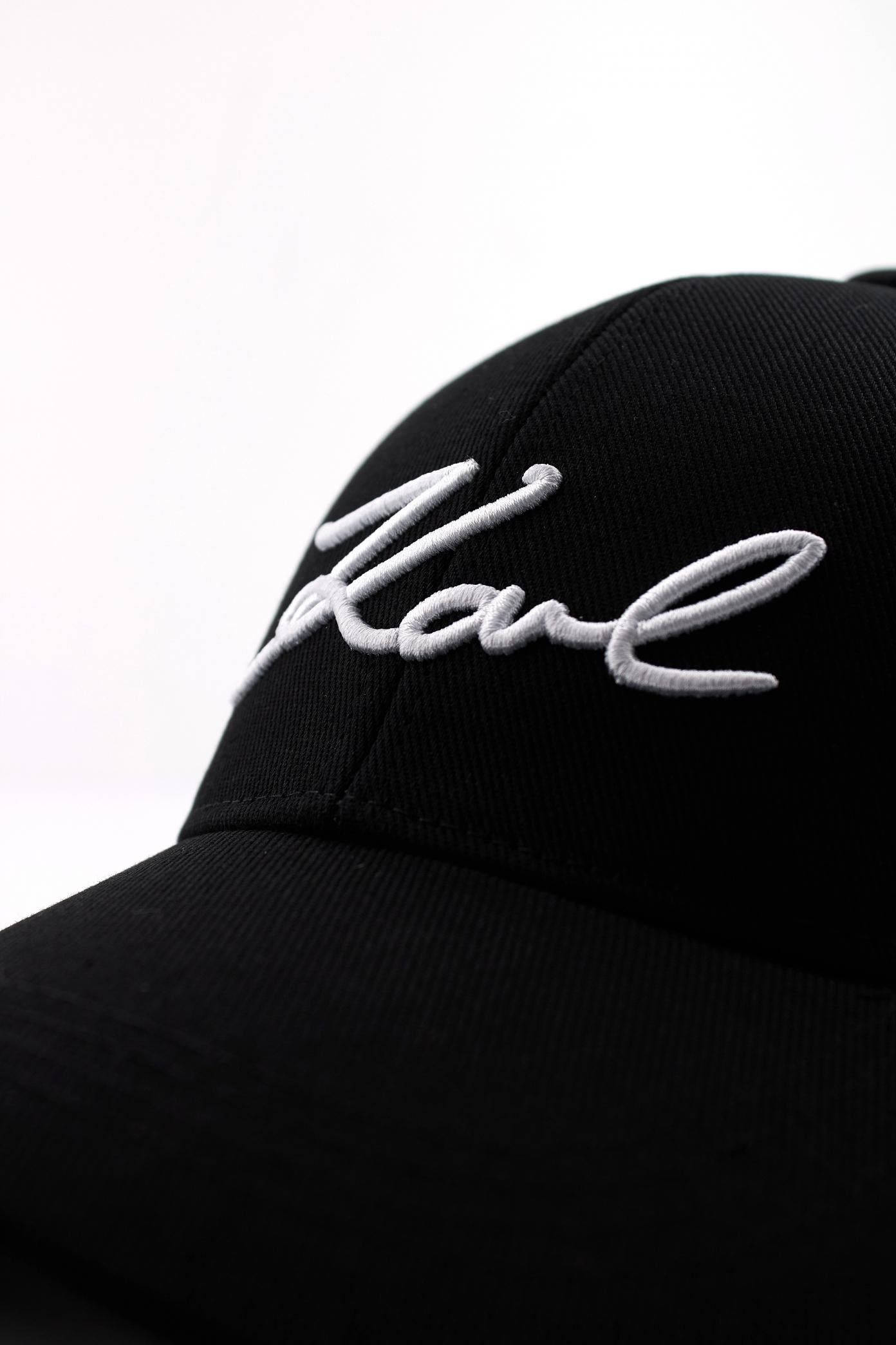 KARL LAGERFELD SIGNATURE CAP en color BLACK (4)