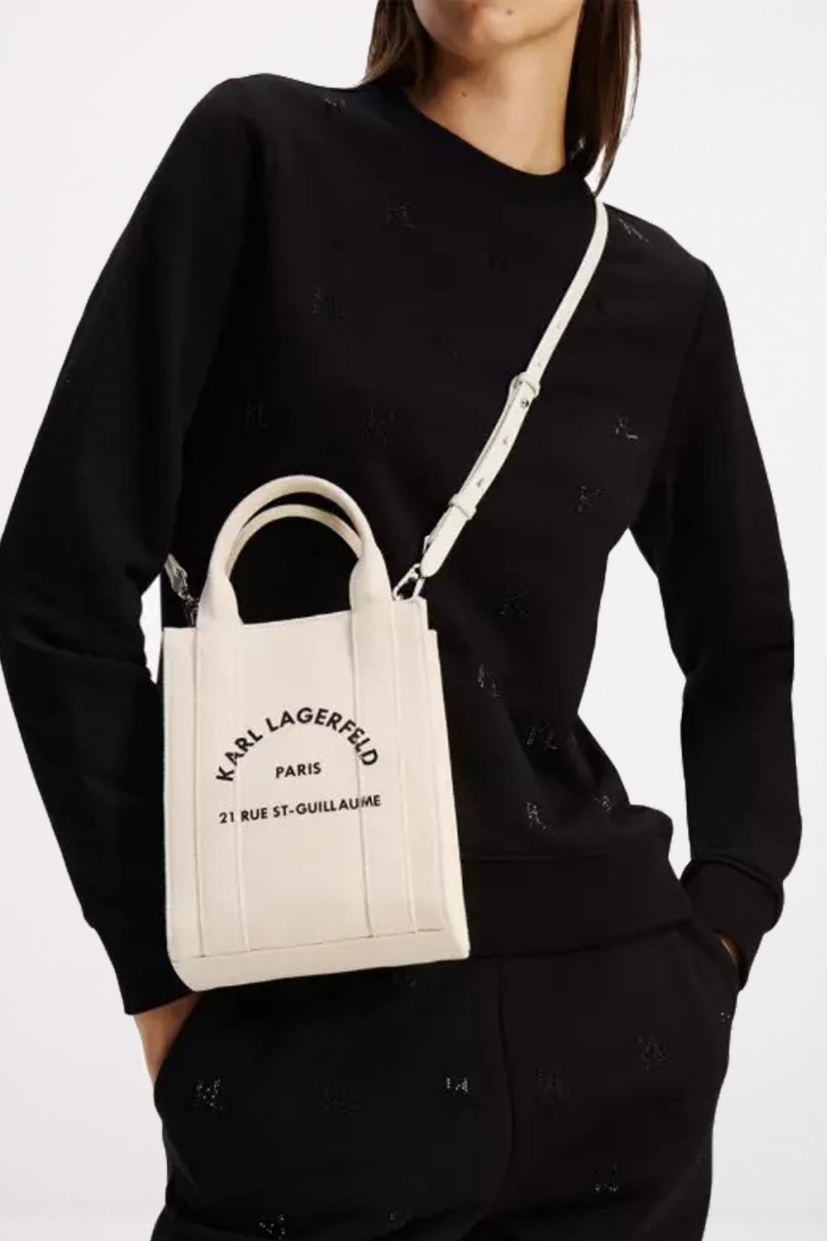 KARL LAGERFELD RSG SQUEARE SMALL TO en color NATRAL (5)