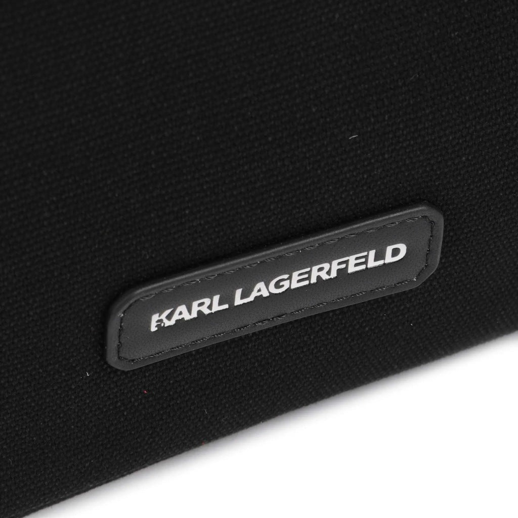 KARL LAGERFELD RSG CANVAS SHOPPER en color BLACK (3)