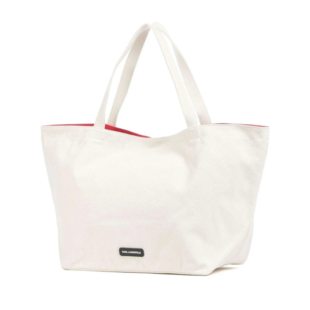 KARL LAGERFELD RSG CANVAS SHOPPER en color NTRL (1)