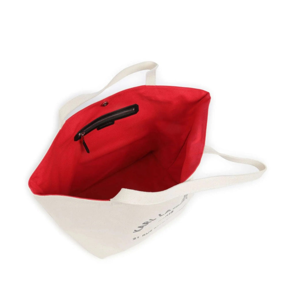 KARL LAGERFELD RSG CANVAS SHOPPER en color NTRL (4)