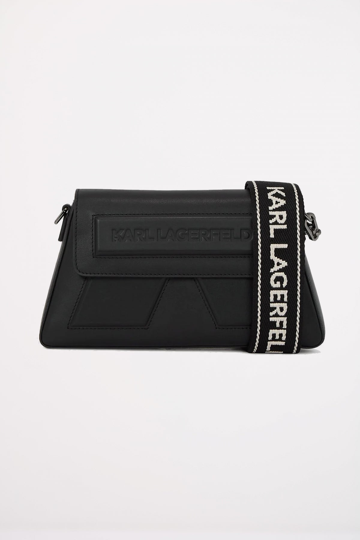 KARL LAGERFELD IKON K SOFT WEBBING en color BLKNKL (1)