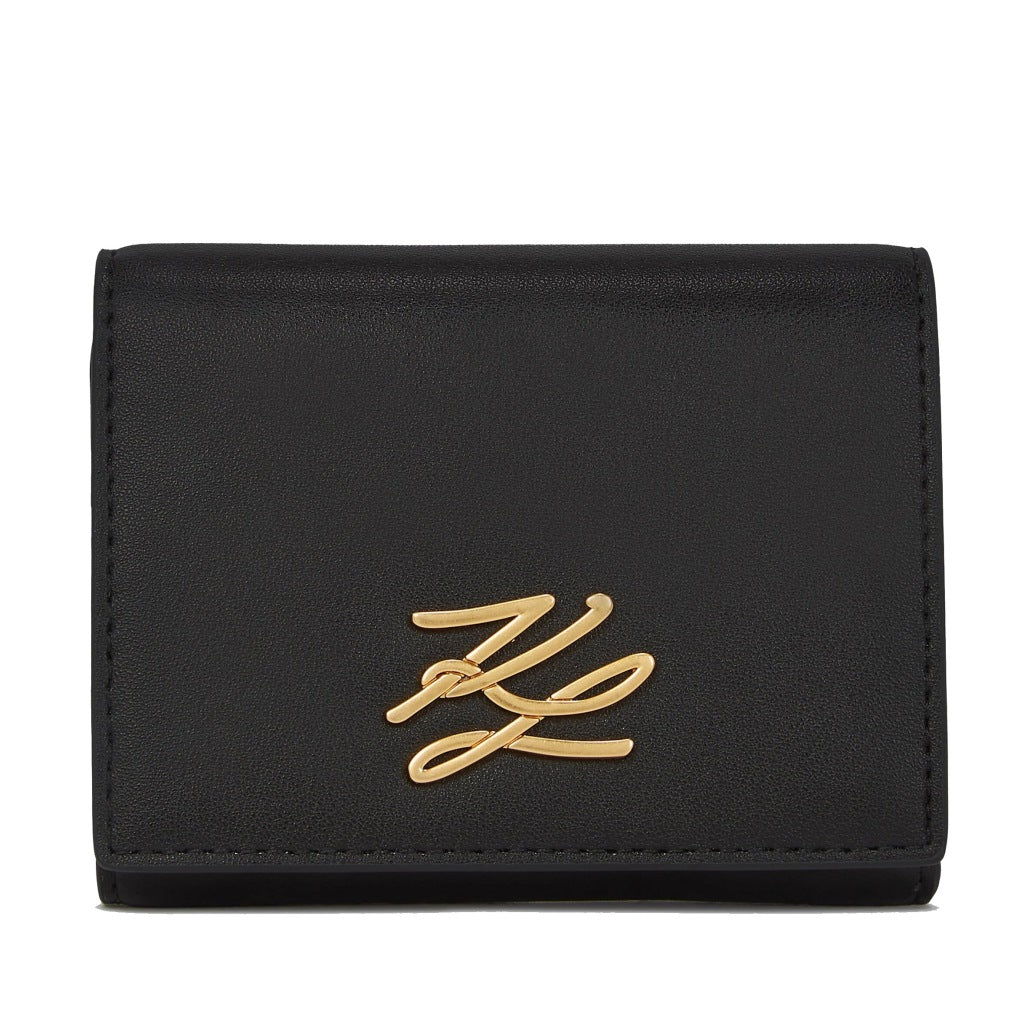 KARL LAGERFELD K AUTOGRAPH TRIFOLD en color BLKGLD (2)