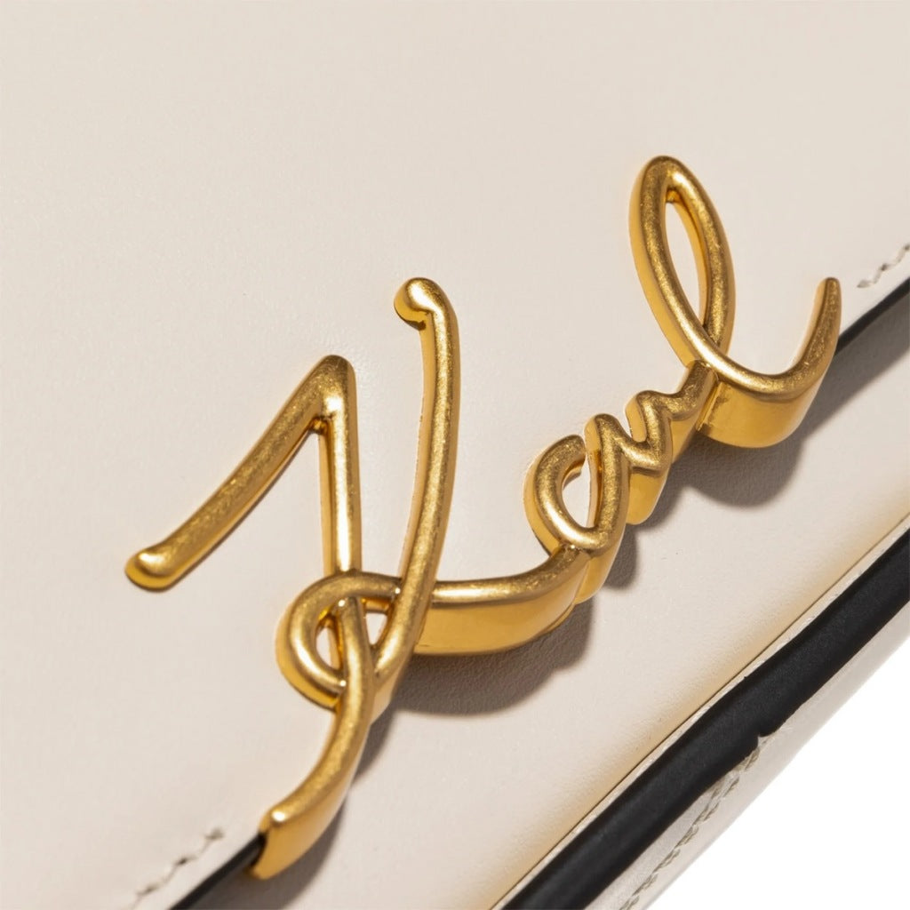 KARL LAGERFELD K SIGNATURE CROSSBOD en color OFFWHT (6)