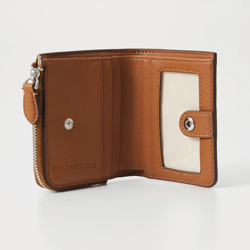 KARL LAGERFELD IKON MONOGRAM SM BIF en color DRKTAN  (6)