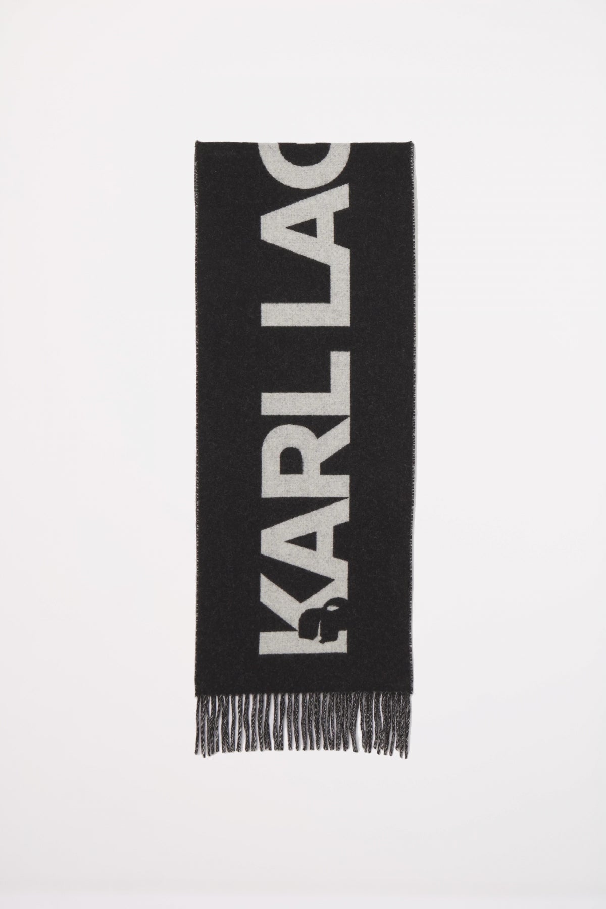 KARL LAGERFELD K ESSENTIAL SCARF en color BLACK (1)