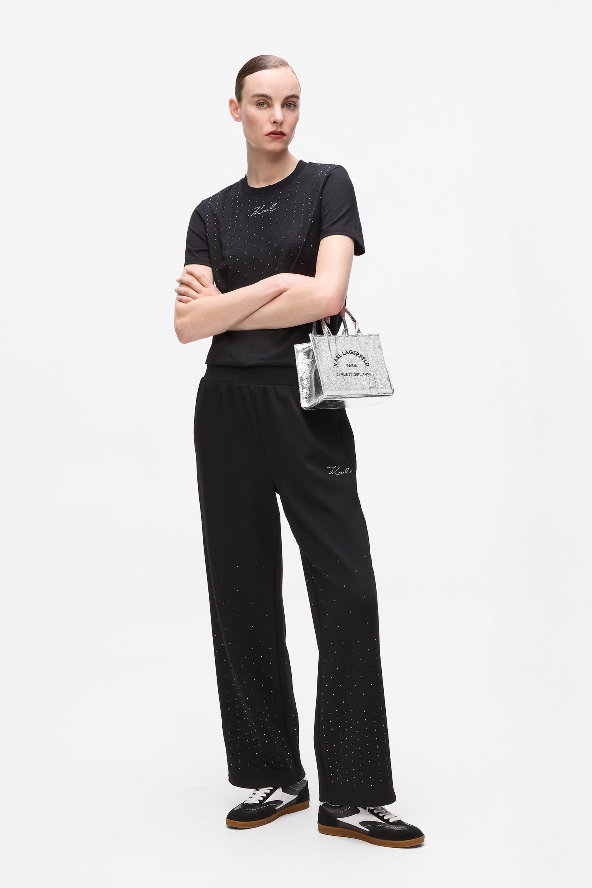 KARL LAGERFELD K RSG MINI SQ WRINKL en color SILVER (4)