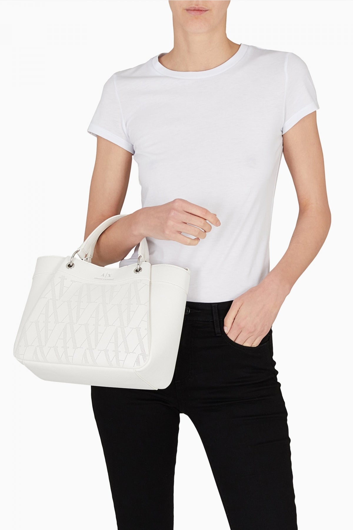 ARMANI EXCHANGE WAVE SHOPPING BAG en color U (2)