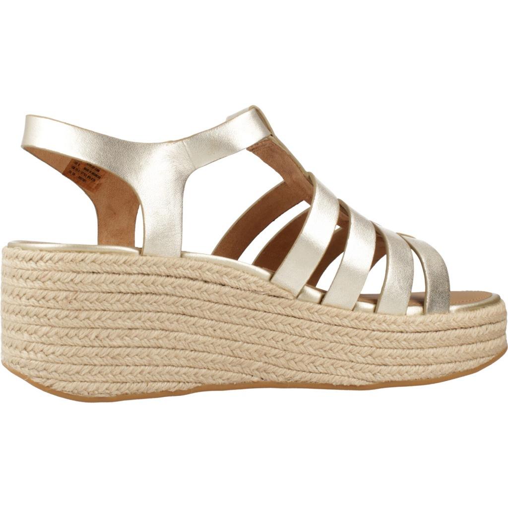 FITFLOP  W PLATFFORMS ESPADR en color PLATINO  (4)