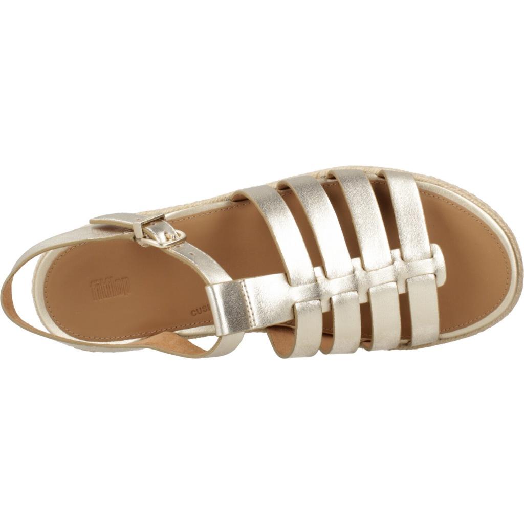 FITFLOP  W PLATFFORMS ESPADR en color PLATINO  (7)