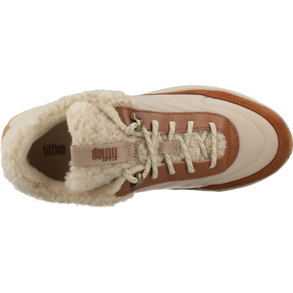 FITFLOP MODE FLOW SHEARLING- en color CAMEL (7)