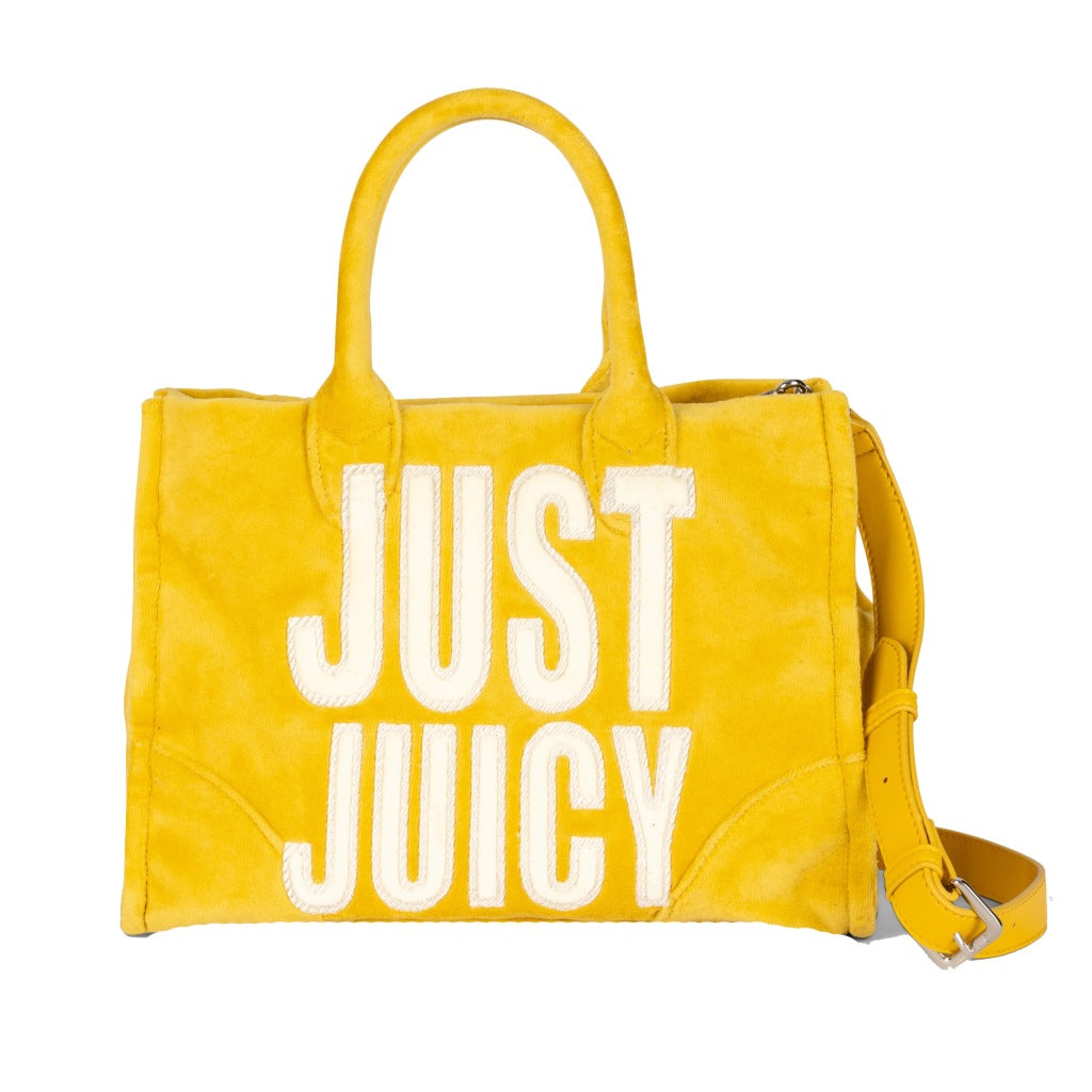 JUICY COUTURE IRIS PATCH VELVET M en color LEMON (4)