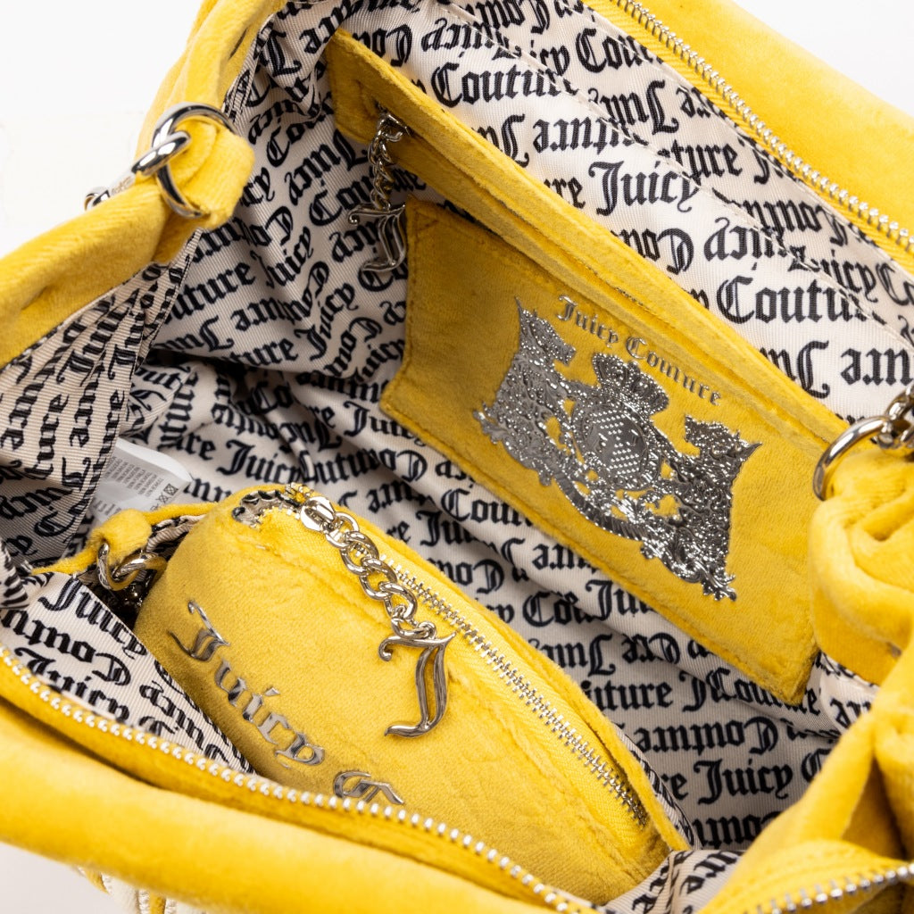 JUICY COUTURE IRIS PATCH VELVET M en color LEMON (6)