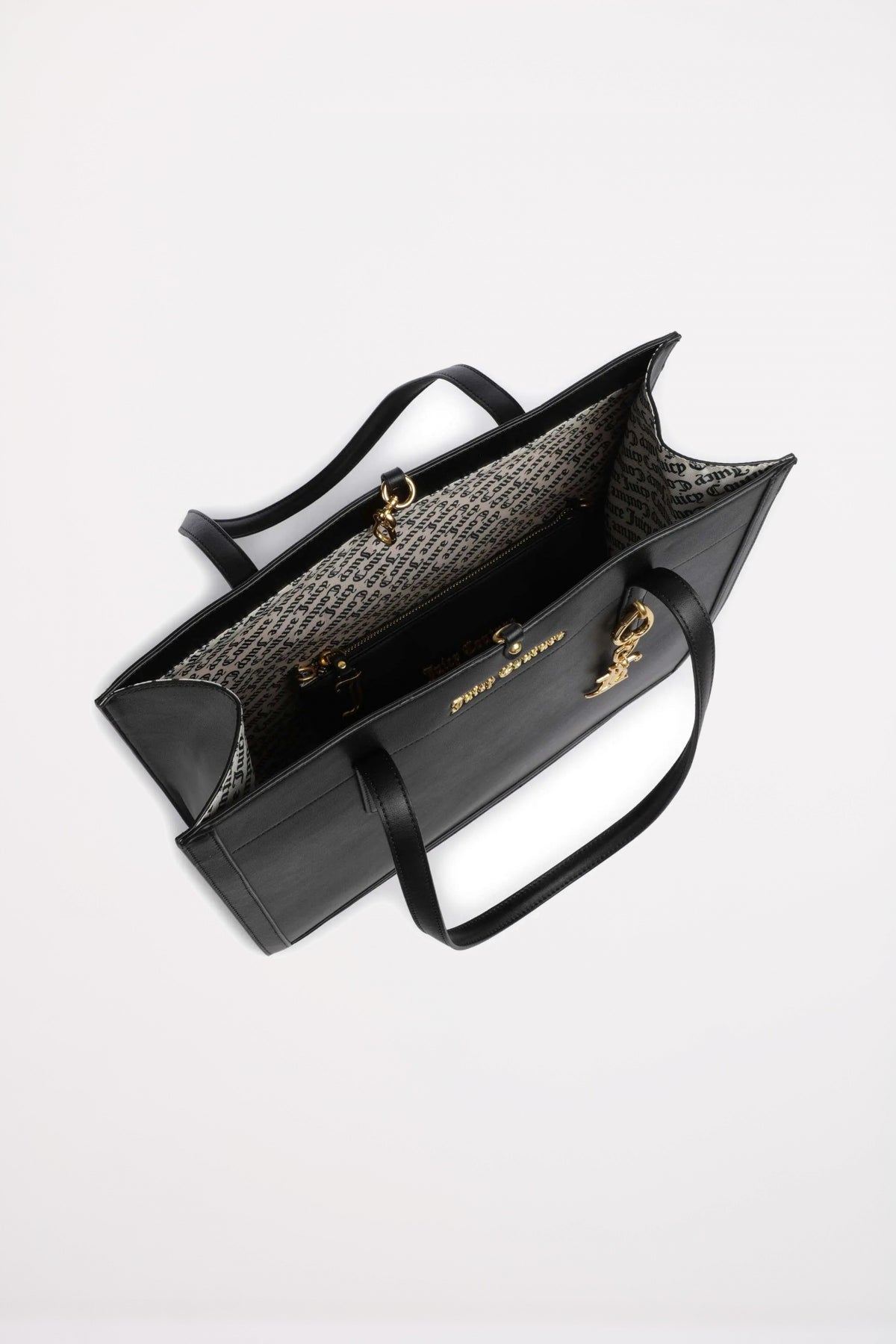 JUICY COUTURE LILY LARGE SHOPPING en color BLACK (4)