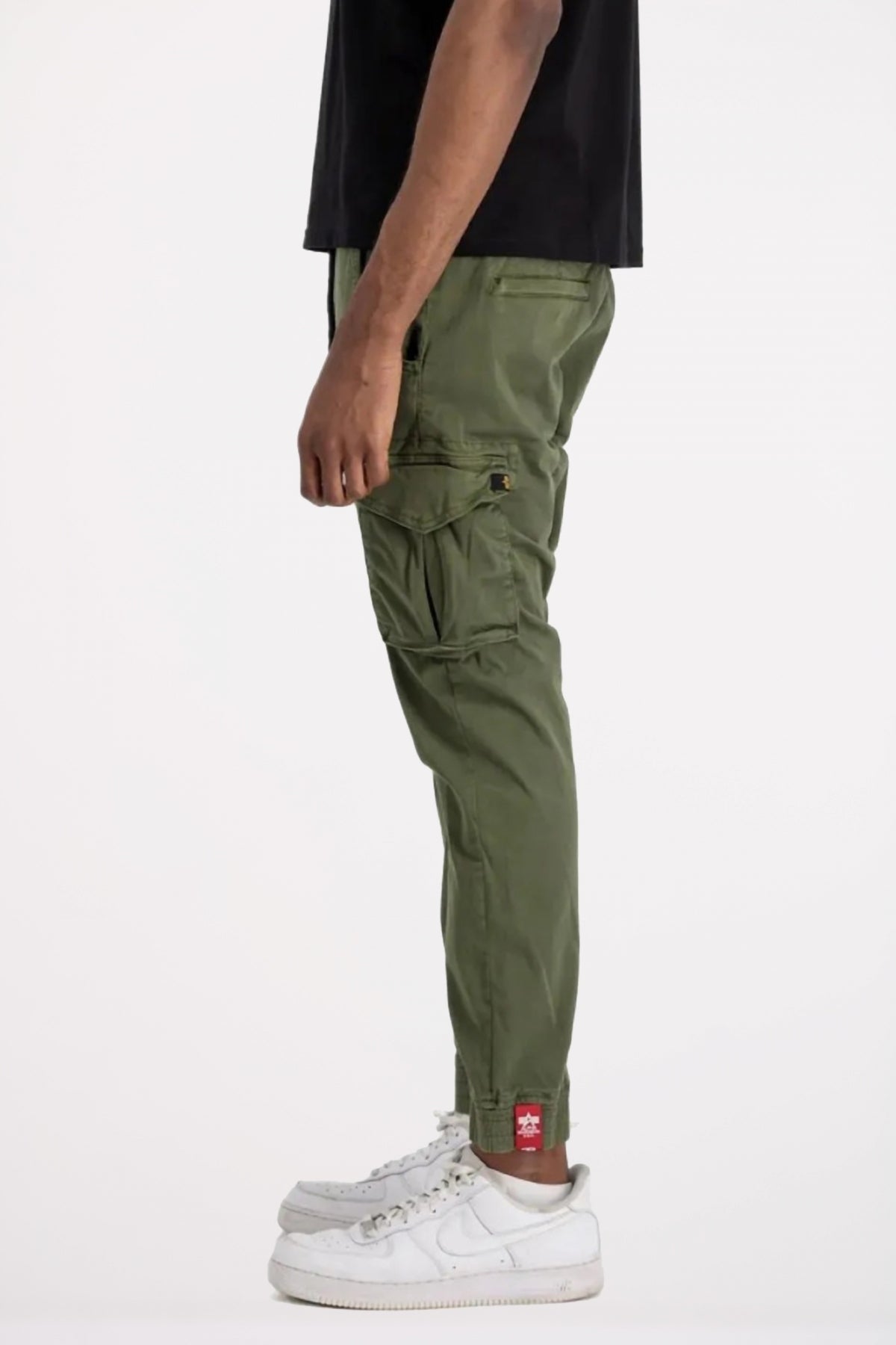 ALPHA INDUSTRIES COTTON TWILL JOGGER en color DRKOLIV (2)