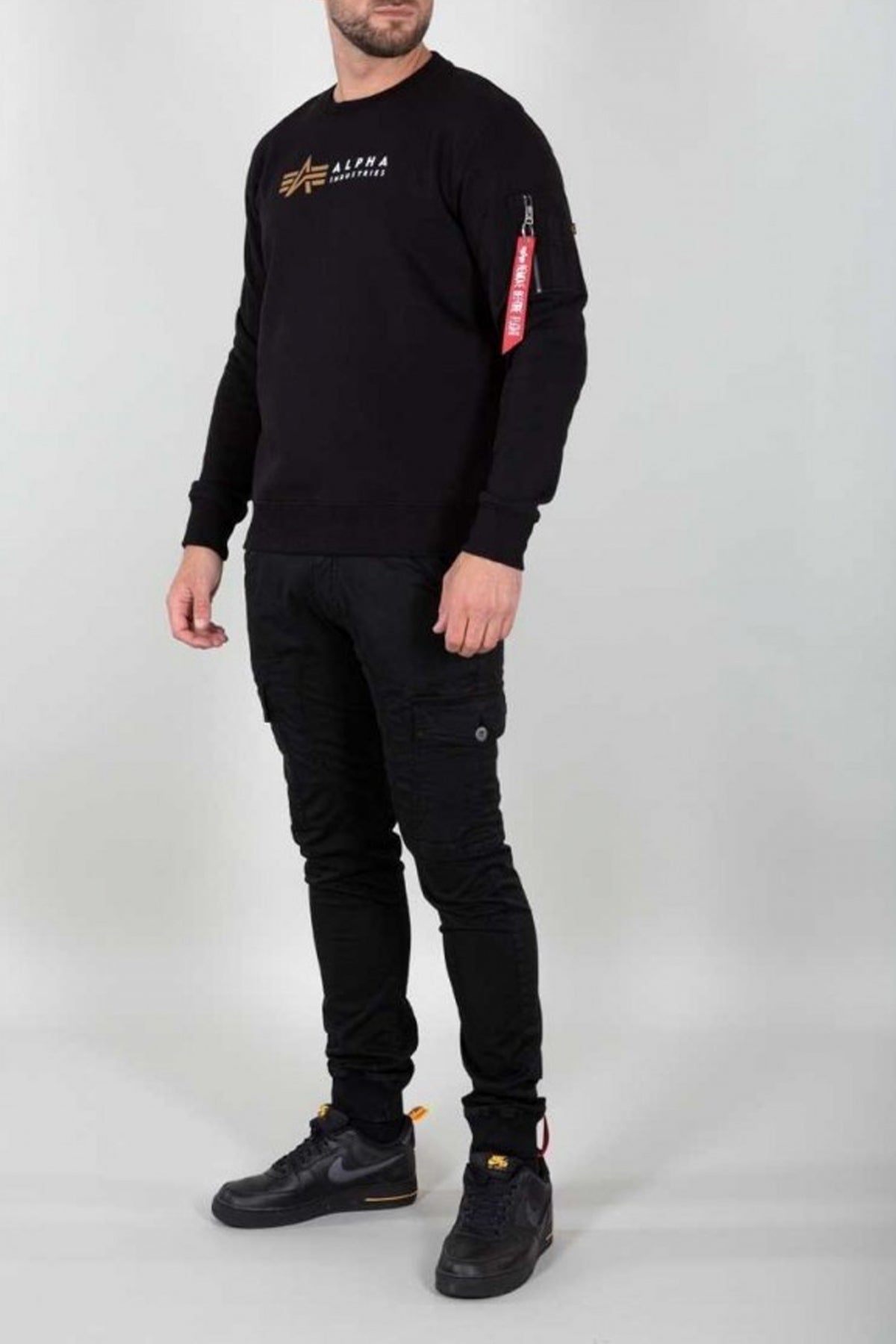 ALPHA INDUSTRIES ALPHA JUMPER en color BLACK (4)