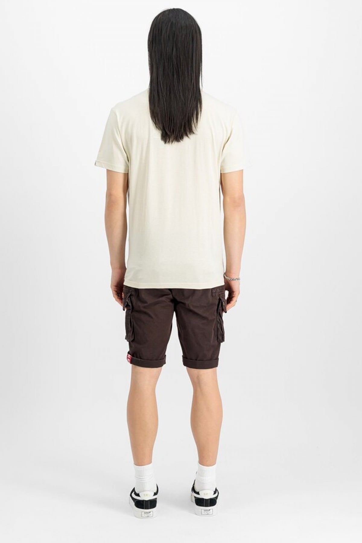 ALPHA INDUSTRIES CREW SHORT en color BROWN (2)
