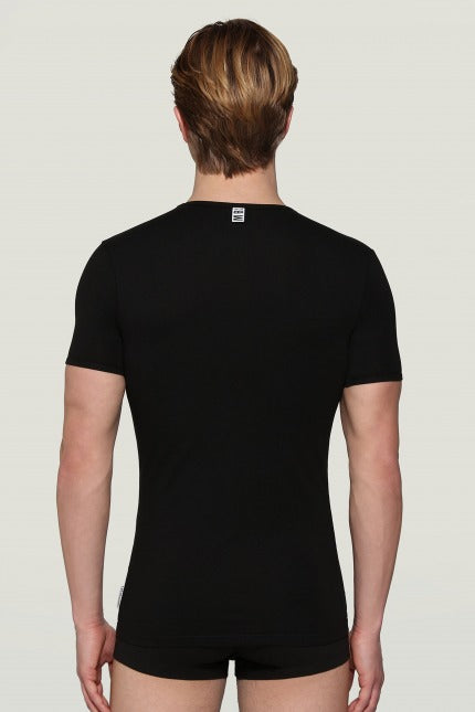 BIKKEMBERGS UNDERWEAR -PACK HOMBRE V-NECK en color BLACK (2)