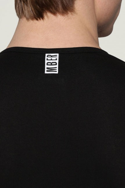 BIKKEMBERGS UNDERWEAR -PACK HOMBRE V-NECK en color BLACK (3)