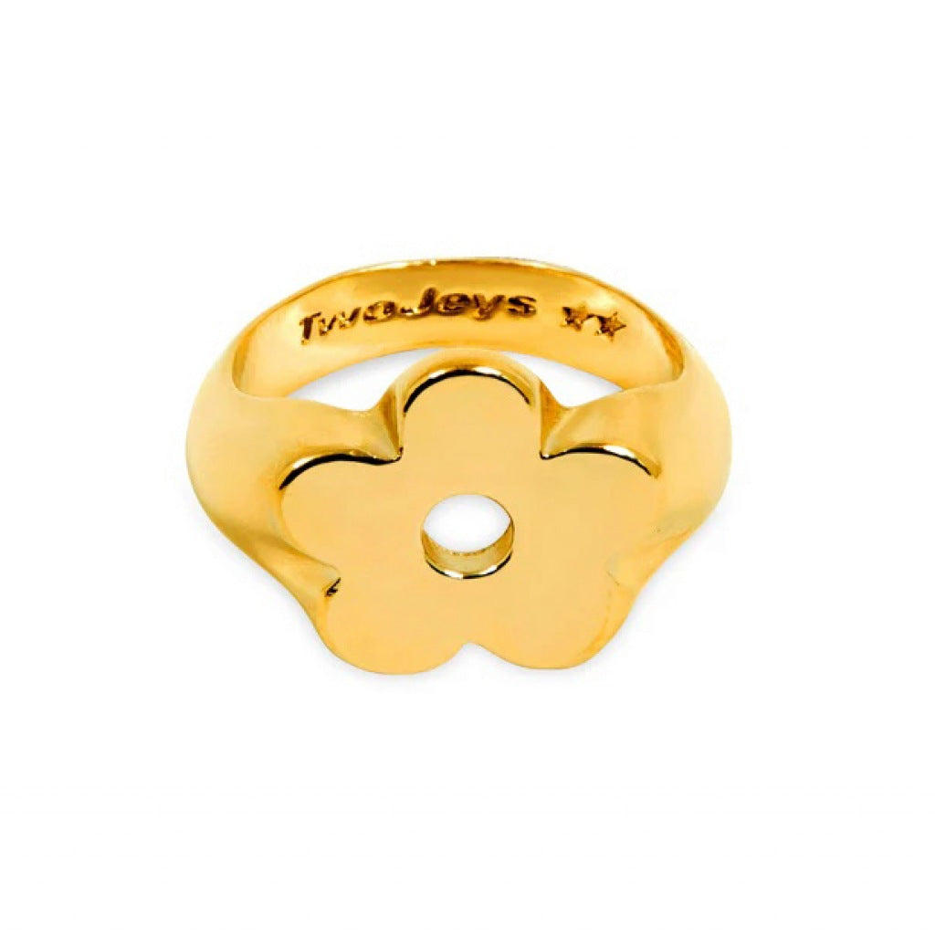 TWOJEYS FLOWER RING en color ORO (6)