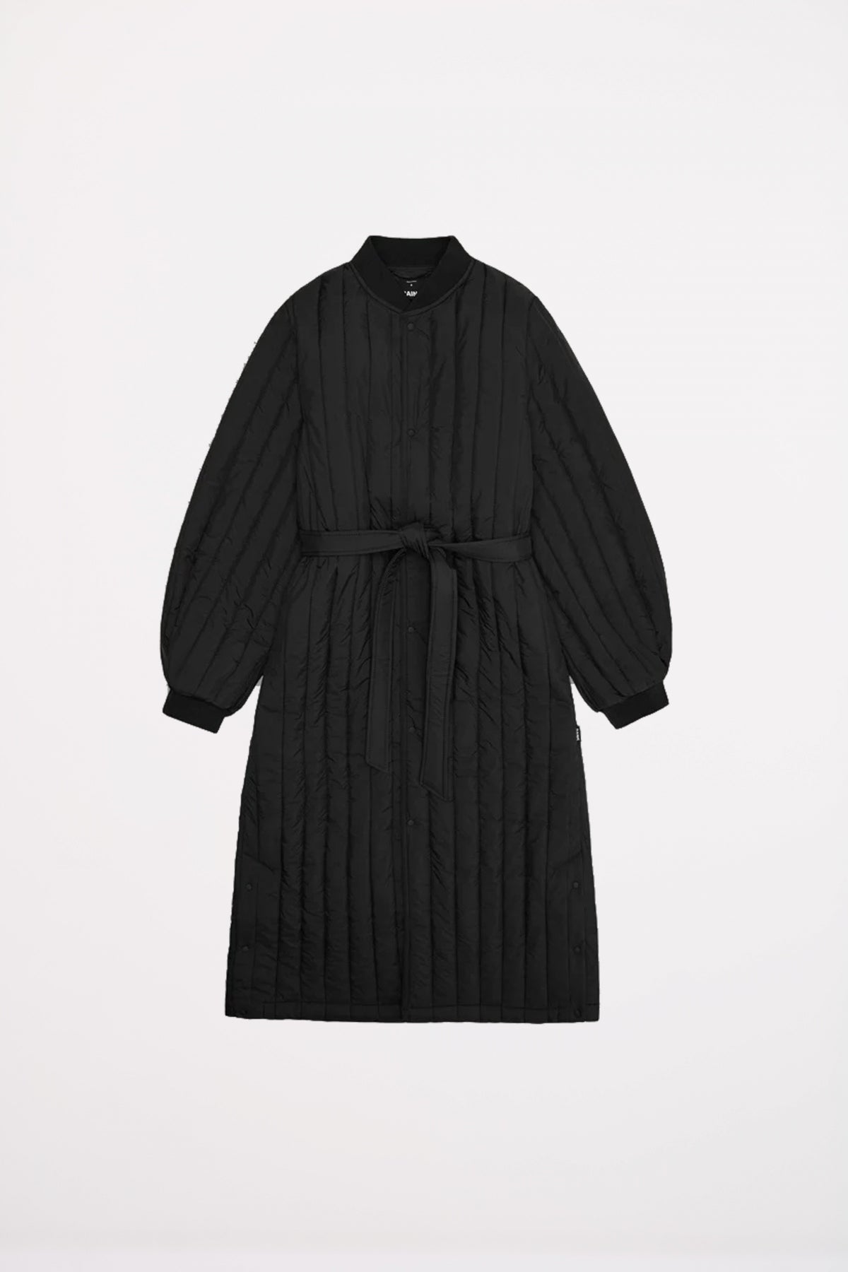 RAINS BANJA LINER W COAT T en color BLACK (2)