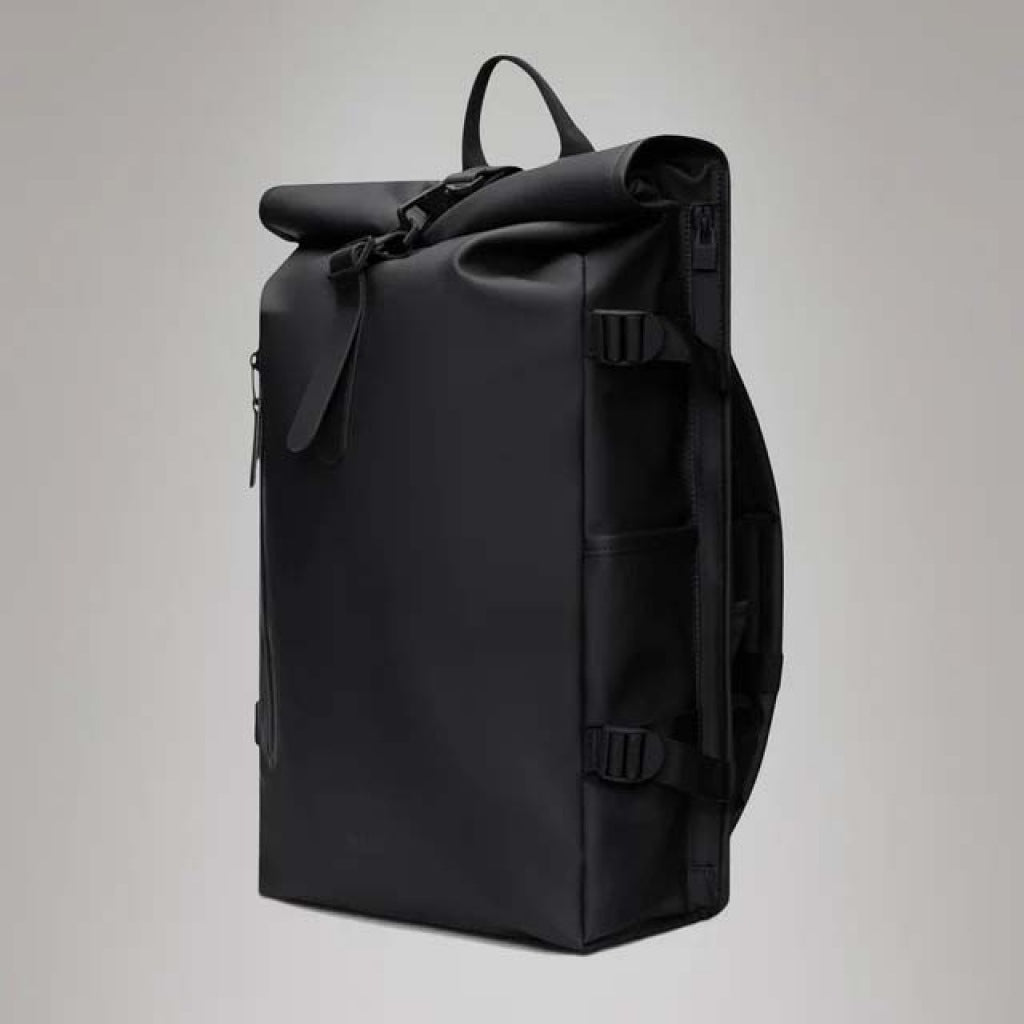RAINS ROLLTOP RUCKSACK W en color BLACK (2)