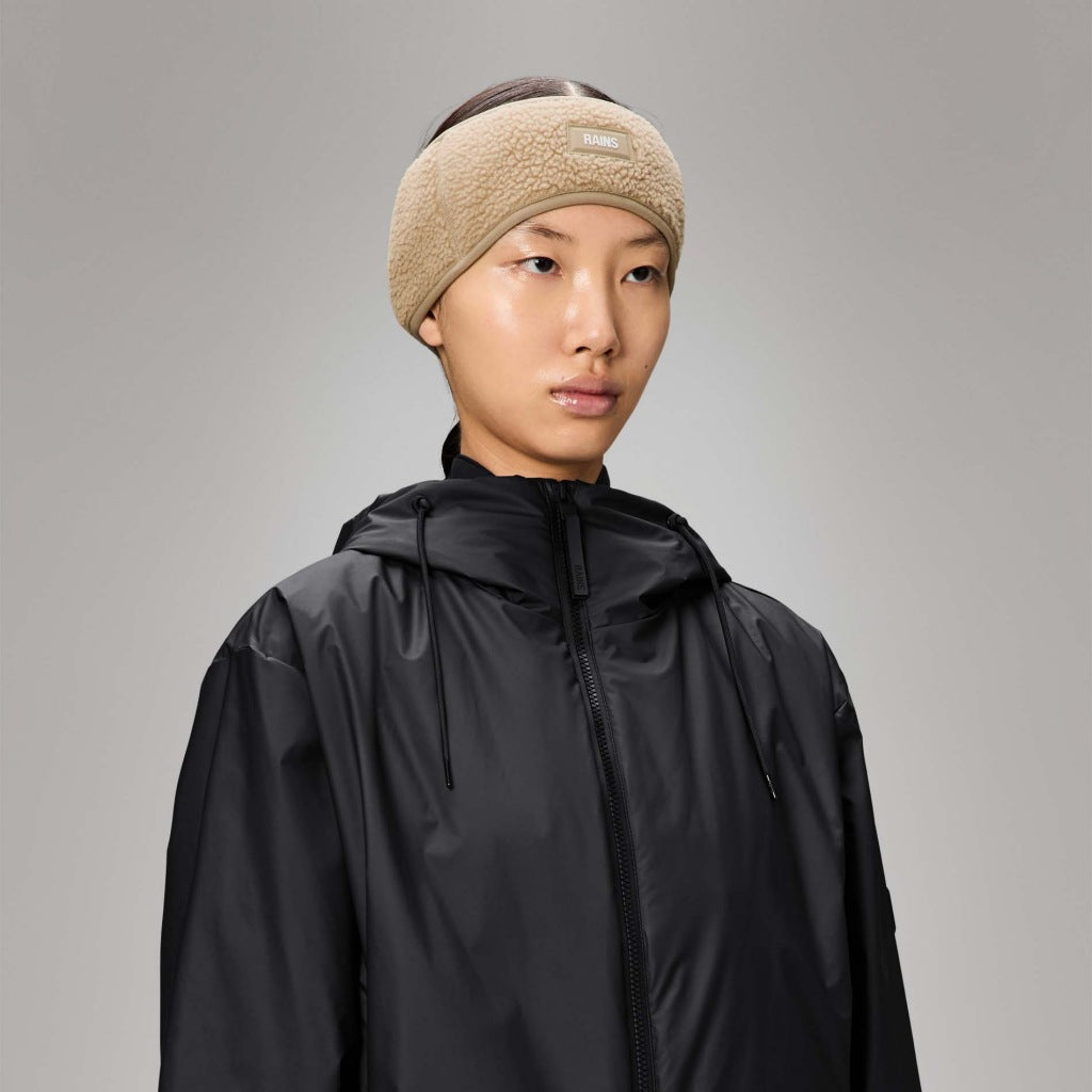 RAINS FLEECE TRAPPER HAT W en color BEIGE (5)