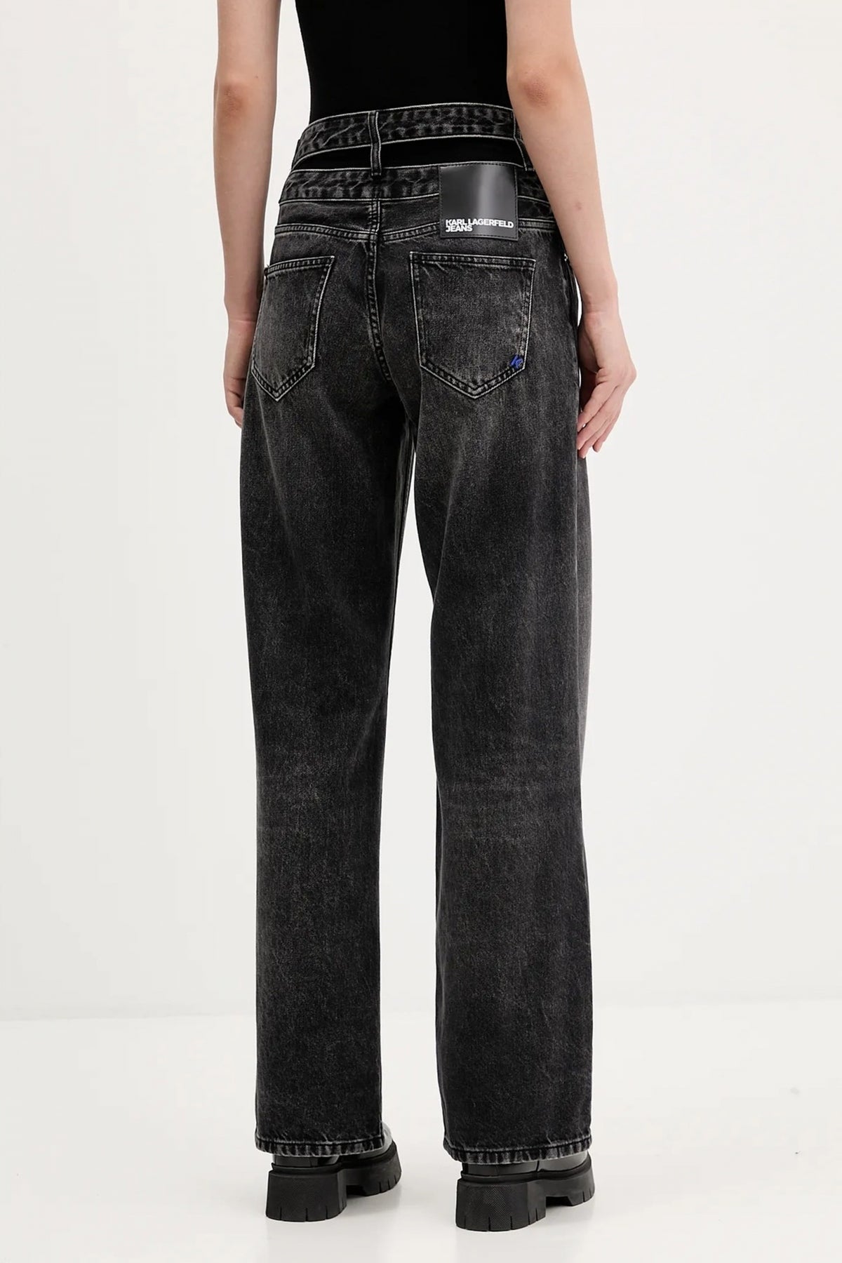 KARL LAGERFELD JEANS KLJ MR RELAXED WB DE en color WSDBLK (2)