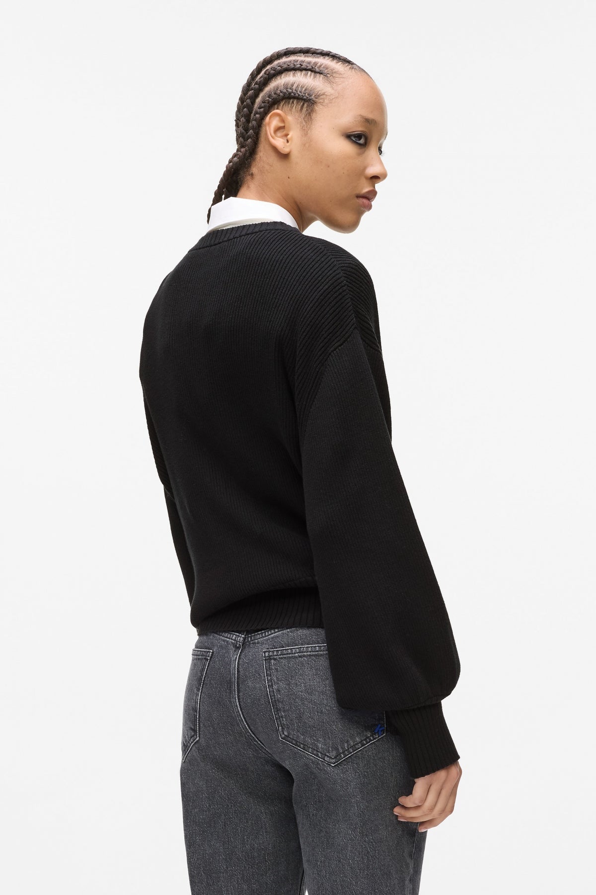 KARL LAGERFELD JEANS KLJ REG BALLOON SLEE en color BLACK (3)