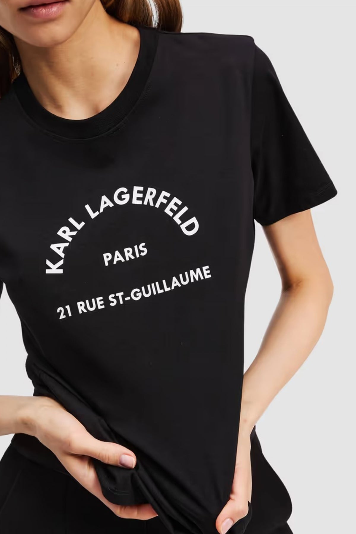 KARL LAGERFELD JEANS RSG T-SHIRT en color BLACK (4)
