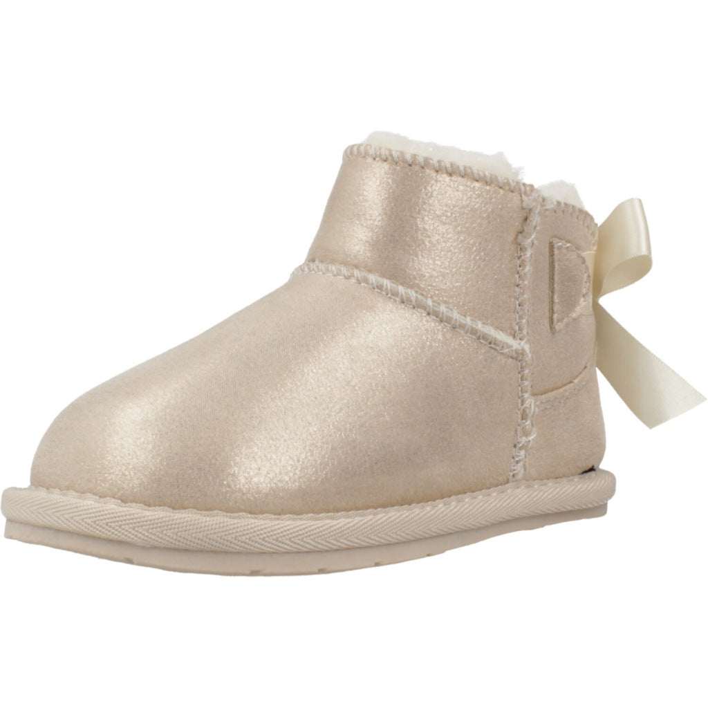 TECNOBABY BOOT BOW en color GOLD (1)