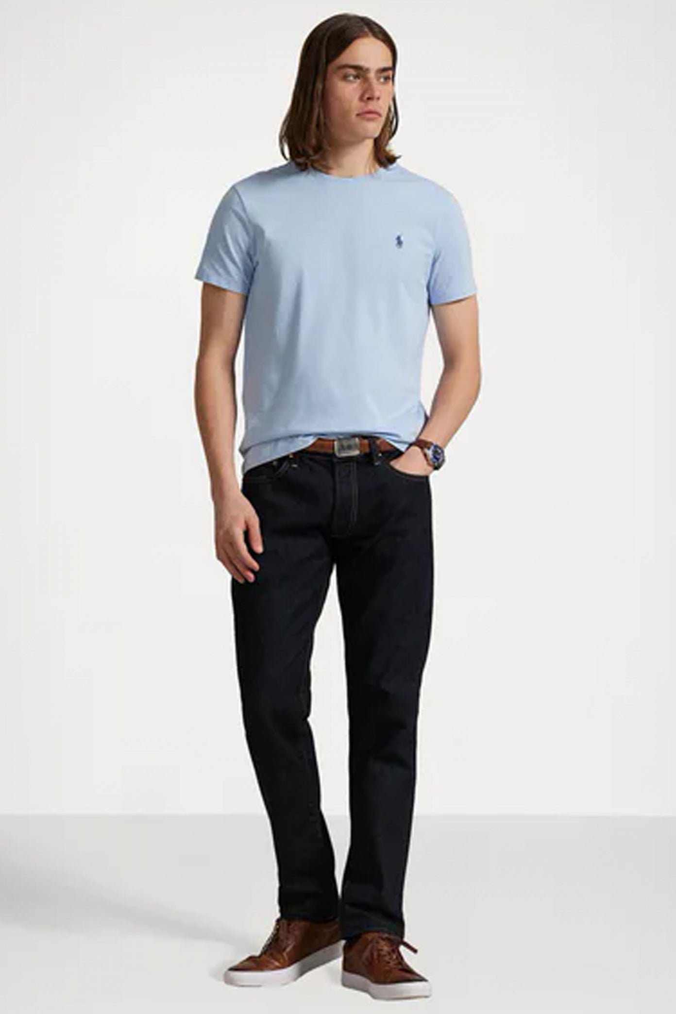POLO RALPH LAUREN CLASSIC FIT COTTON T en color BLUE (5)