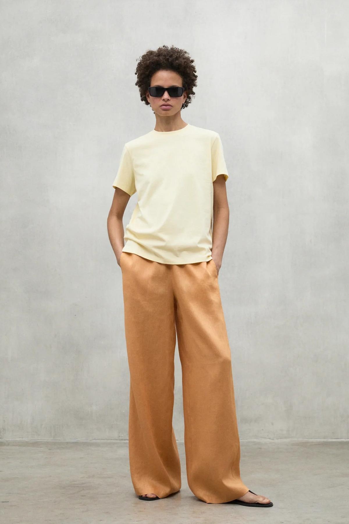 ECOALF SALCEALF T-SHIRT WOM en color VANILA (4)