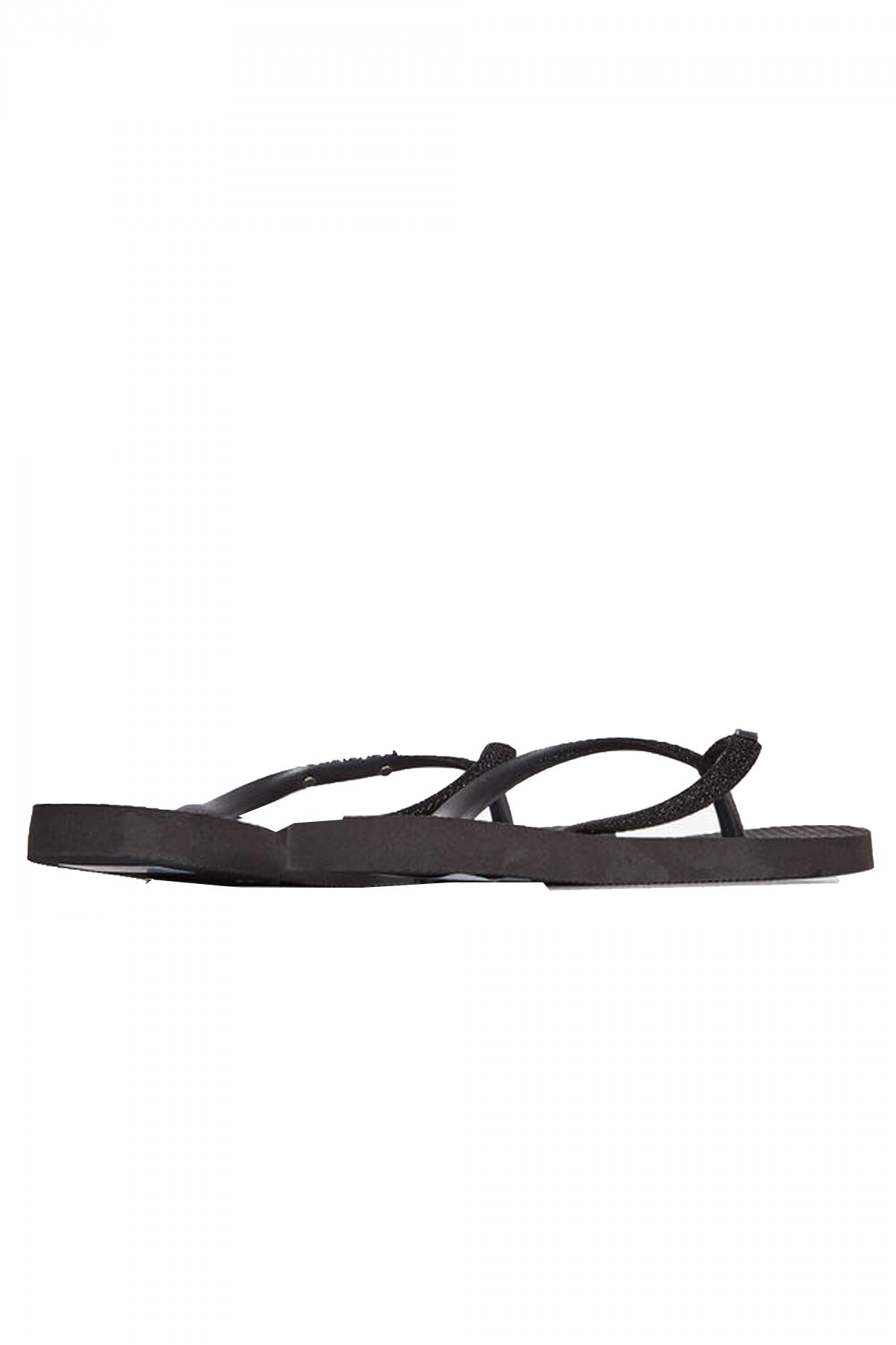 HAVAIANAS SLIM GLITTER II en color BLACK (3)