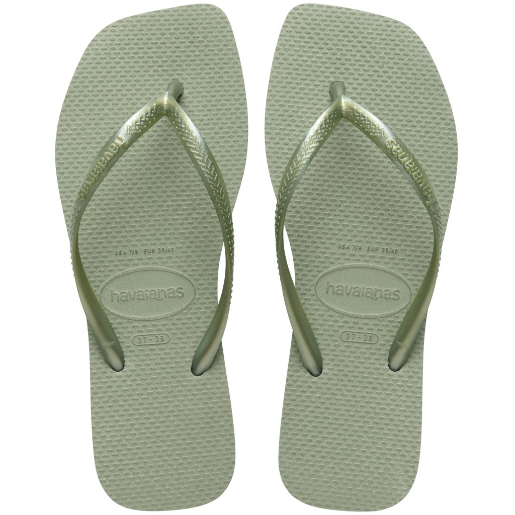 HAVAIANAS SQUARE en color VERDE (3)