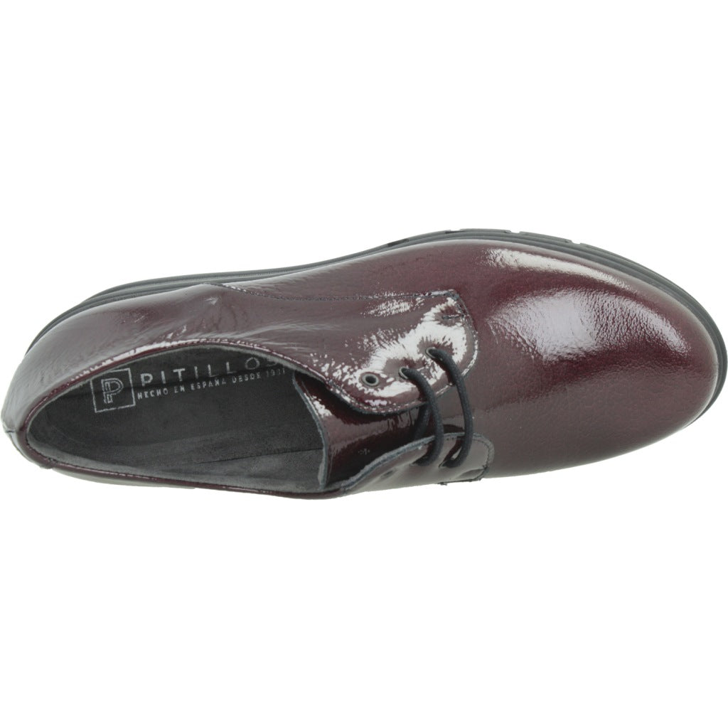 PITILLOS P BLUCHER CHARO en color BURDEOS (7)
