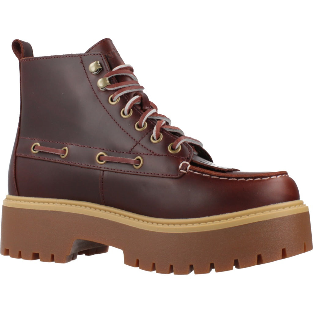 TIMBERLAND STONE STREET MID LAC en color BURGUNDY (5)
