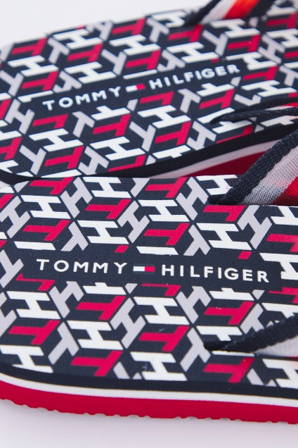 TOMMY HILFIGER TH MONOGRAM FLAT BEA en color DWDESE (4)
