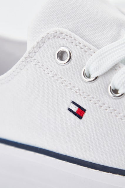 TOMMY HILFIGER BASSA ALLACCIATA en color WHITE (4)