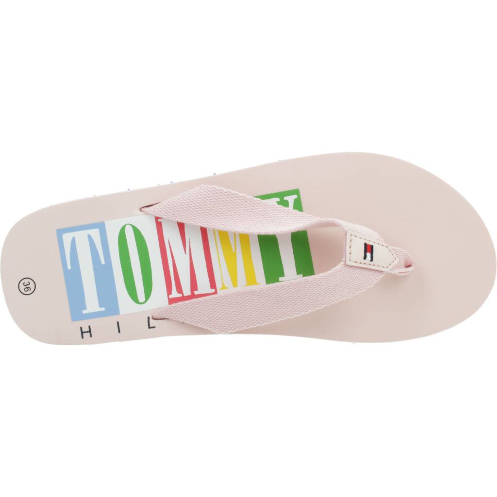 TOMMY HILFIGER LOGO FLIP PLOP en color ROSA (7)