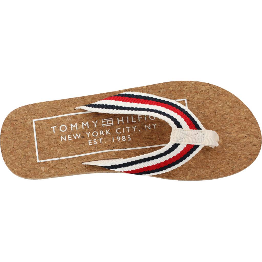 TOMMY HILFIGER CORK BEACH SANDAL en color AC (7)