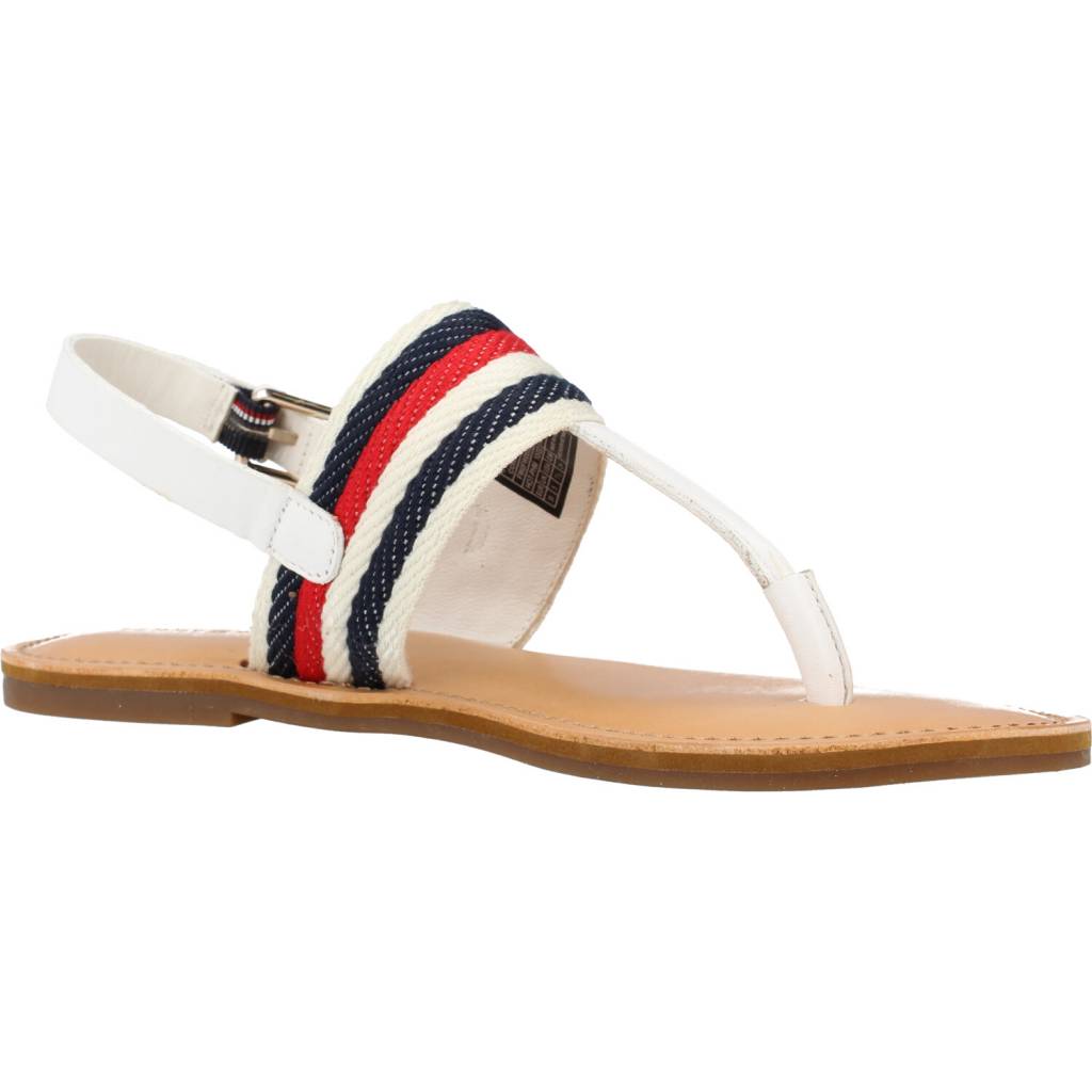 TOMMY HILFIGER FLAT SANDAL CORPORAT en color YBL (5)