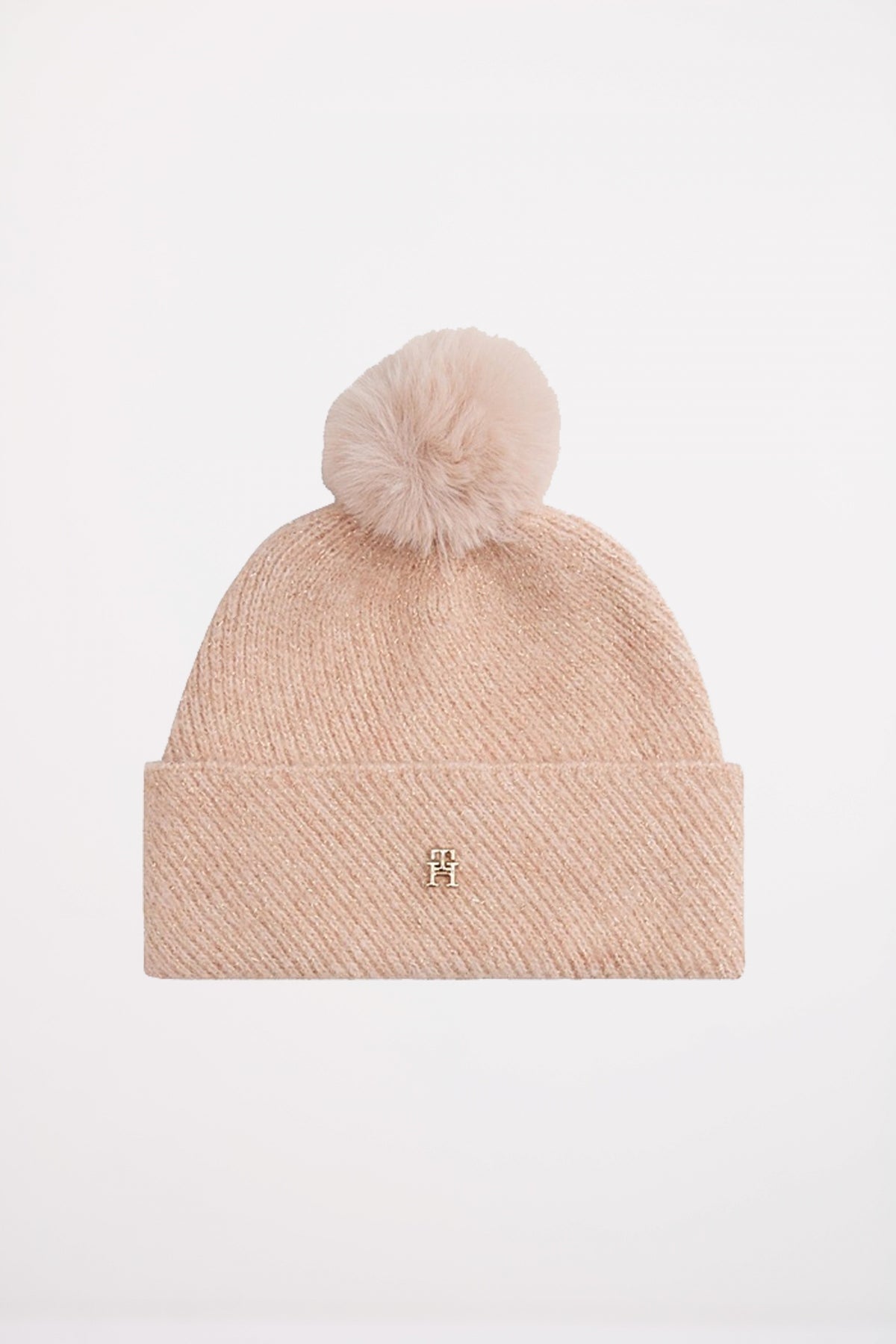 TOMMY HILFIGER POM POM BEANIE en color TQ (1)
