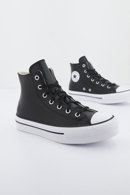 CONVERSE CTAS EVA LIFT HI LEA en color BLACK (4)