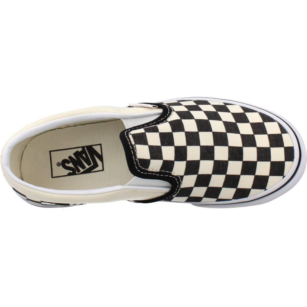 VANS CLASSIC SLIP-ON CHEC en color BLCKWHT (7)