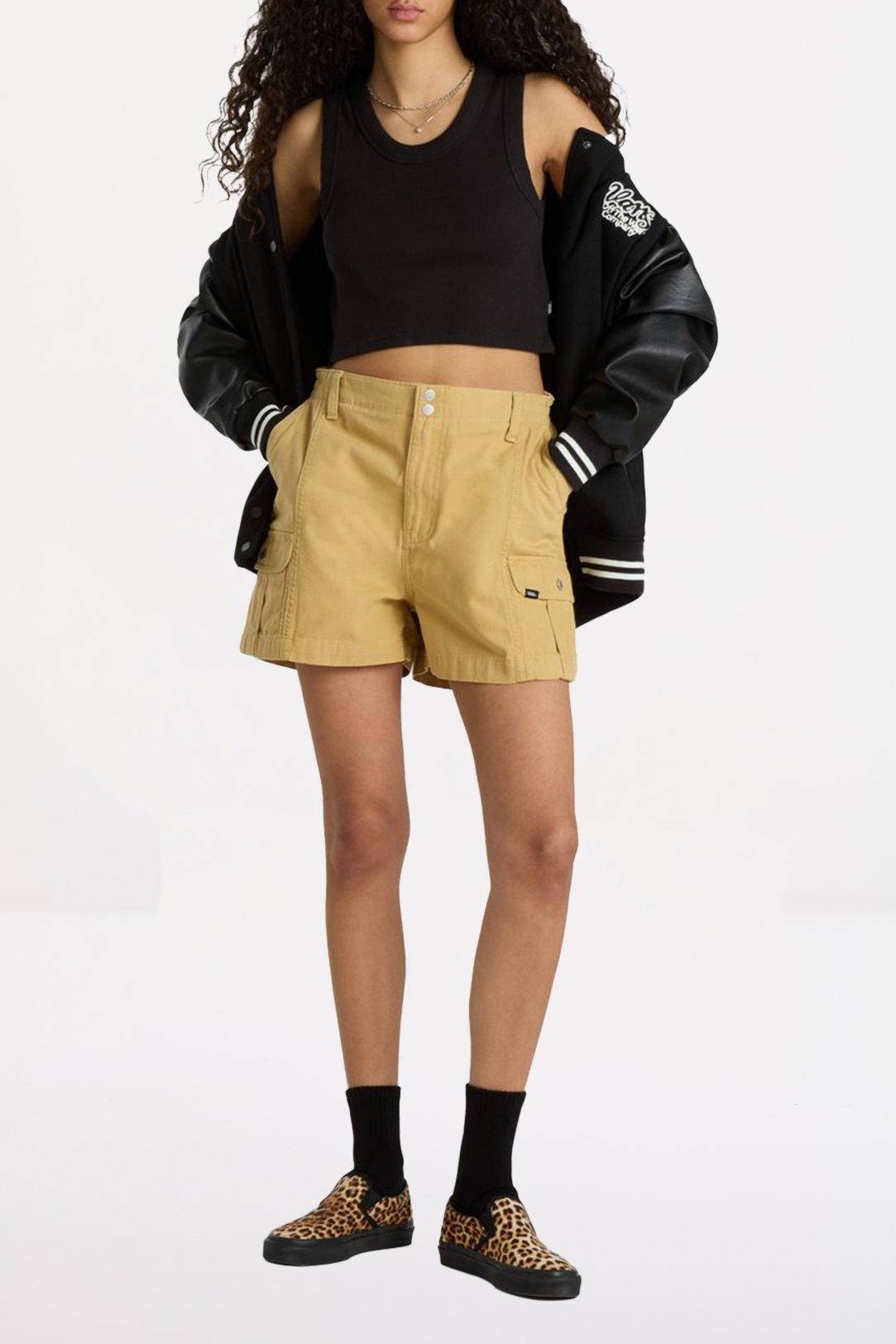 VANS DREW RIB TANK en color BLACK (4)