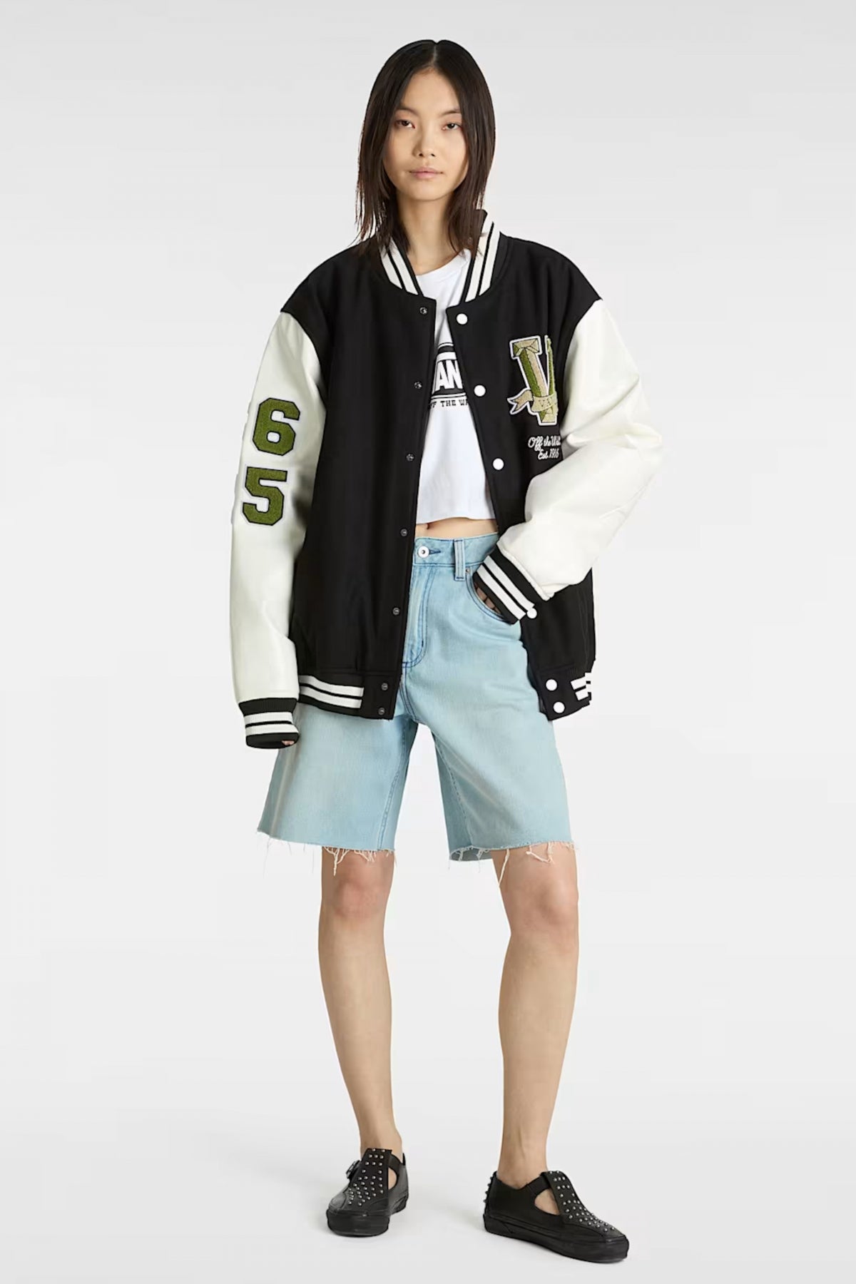 VANS SIRELLE CUT-OFF JORT en color LGHSTN  (4)