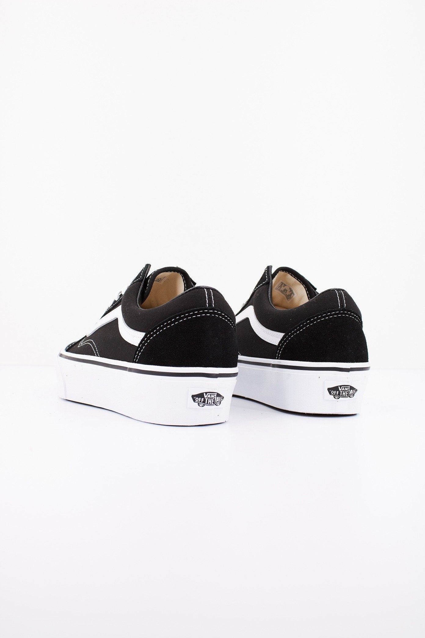 VANS OLD SKOOL PLATFORM en color BLACKWHITE (3)