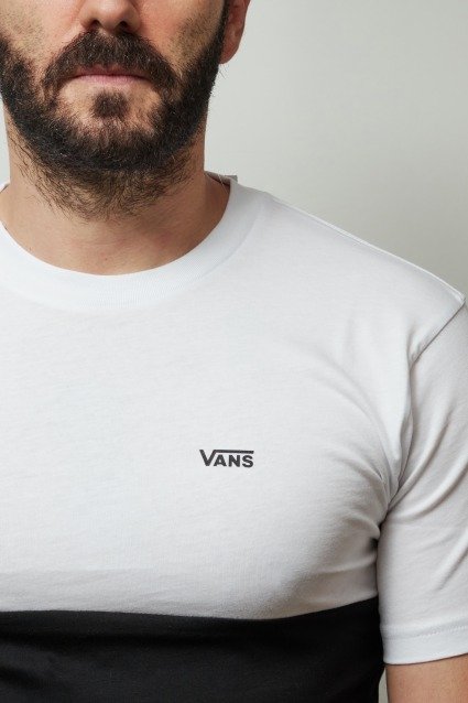 VANS COLORBLOCK TEE en color BLKWHITE (4)