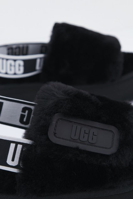 UGG W DISCO SLIDE en color BLACK (4)